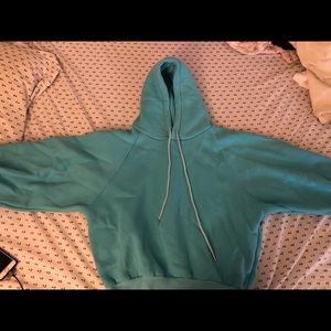 Tortoise cropped hoodie